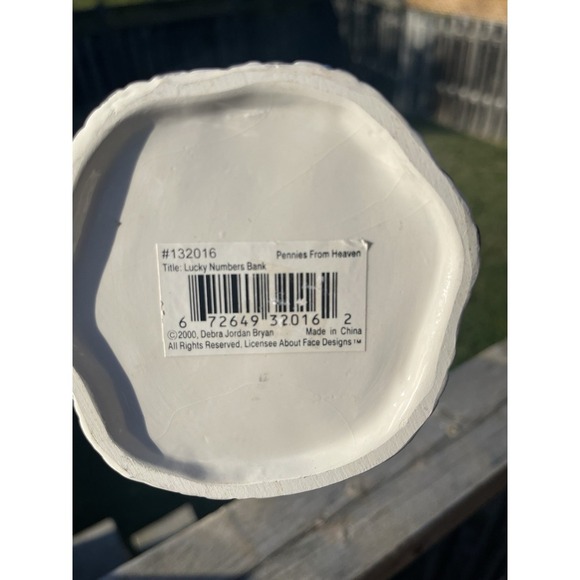 Vtg 2001 Angel Bank Lucky Number Pennies From Heaven Debra Jordan Bryan - Picture 6 of 6